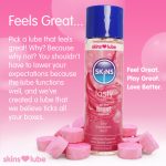 Skins Bubblegum Water Based Lubricant 4.4oz - Image 2