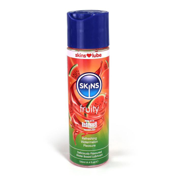 3KWP8xXI Skins Watermelon Water Based Lubricant 4.4 Fl Oz - Image 1