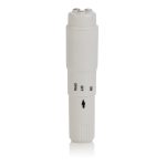 Compact Waterproof Personal Travel Massager With 4 Tips - White - Image 6