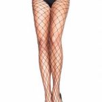 Fence Net Pantyhose - One Size - Black