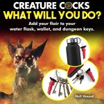 Hell Hound Keychain - Red - Image 2