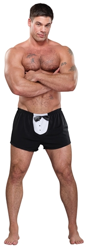 3fcbc1bd2dfad3330aa97e28c0aca9a3 Tuxedo Boxer - One Size - Black - Image 1