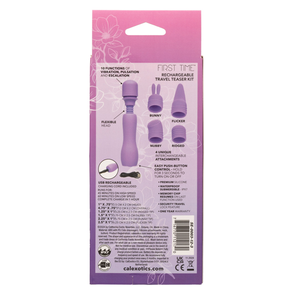 3kenTENV First Time Rechargeable Travel Teaser Kit - Purple - Image 1
