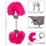 Ultra Fluffy Furry Cuffs - Pink - Image 6