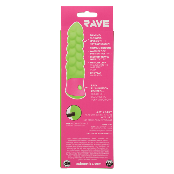413dX9W8 Rave Ripple - Green - Image 1
