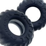 Truckt 2 Piece Cockring Set Atomic Jock - Night Black - Image 2