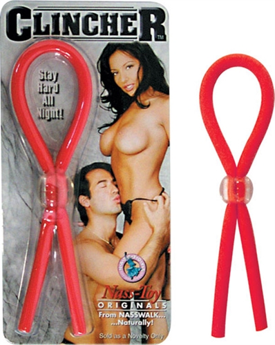 437e16b555637b50f6d17906a8710e76 Clincher Cockring Red - Image 1