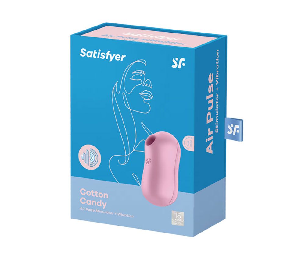 44D7QqwZsrWSld2dRCoQQwq2JXP0XjeP Satisfyer Cotton Candy - Air Pulse Stimulator Plus Vibrator - Lilac - Image 1