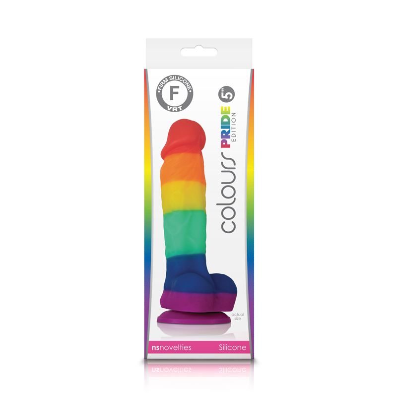 45S7n9ixH1jwjP2OkDSoCScFCwgSoDIN Colours Pride Edition - 5 Inch Dildo - Rainbow - Image 1