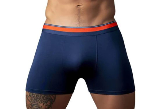 466QE21t Soo Cumfy Boxer Brief - Small - Navy - Image 1