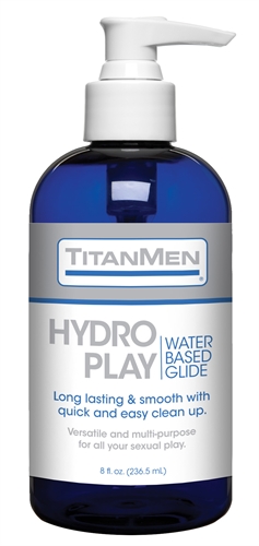 474297a580103093eeb3f1859cb8da59 Titanmen Hydro Play Water Based Glide - Bulk - 8 Fl. Oz. - Image 1