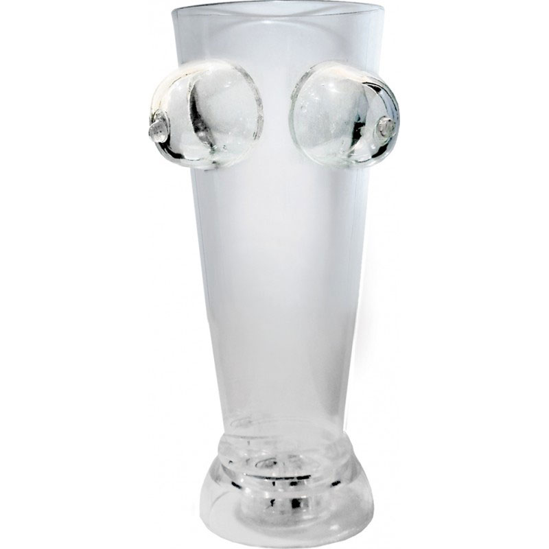 48rajktC Light Up Boobie Beer Glass - Image 1