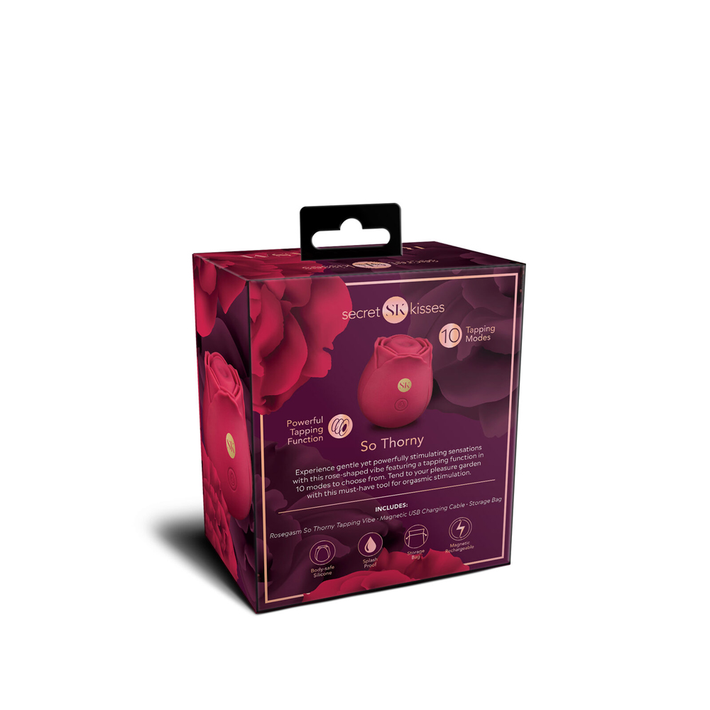 4A8RUfzx Secret Kisses Rosegasm So Thorny Vibe - Red - Image 1