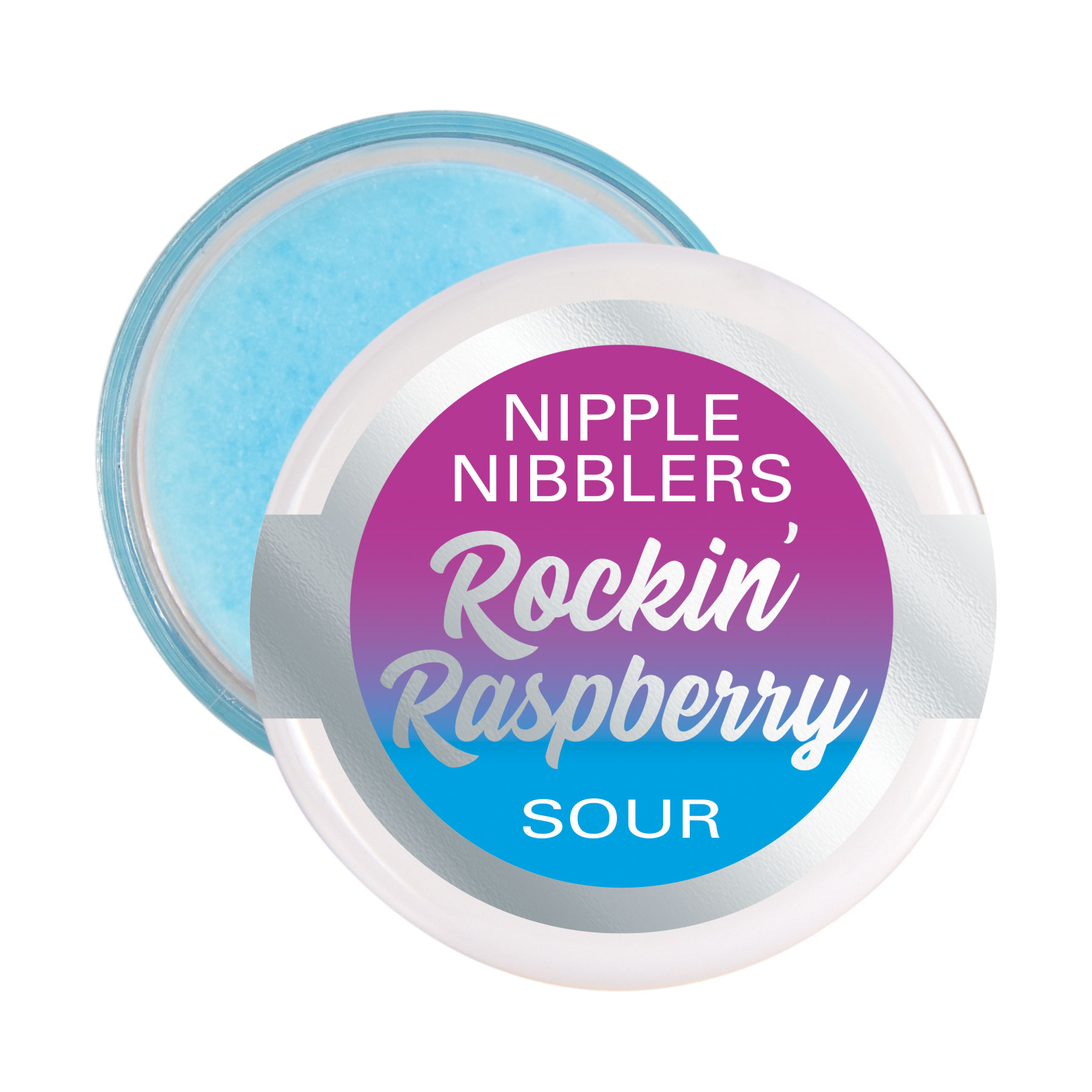 4JAcBuqRgySgvEGUECVkethaBDmzhbJK Nipple Nibbler Sour Pleasure Balm Rockin' Raspberry - 3 G Jar - Image 1