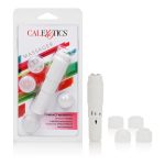 Compact Waterproof Personal Travel Massager With 4 Tips - White - Image 2