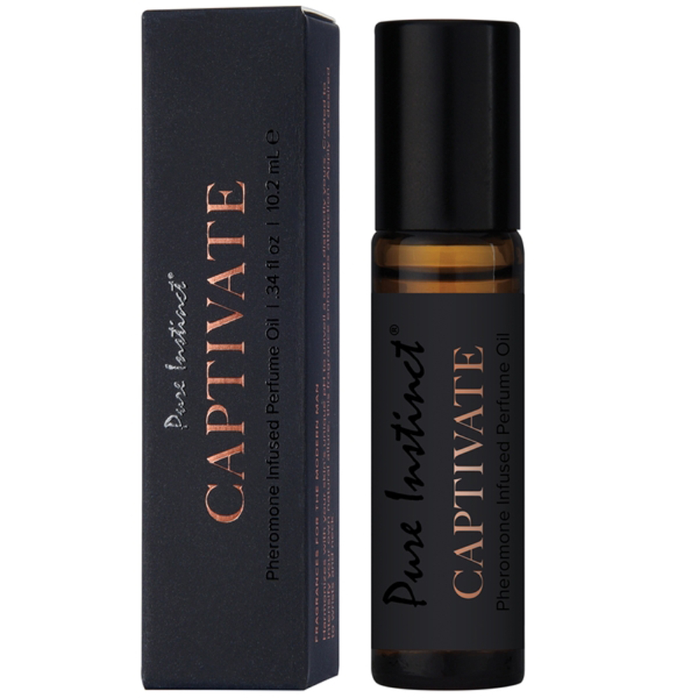 4O0pw9Ms Pure Instinct Pheromone Perfume Oil Captivate 10ml 0.34oz - Image 1