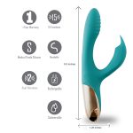 Skyler Silicone Bendable Rabbit - Green - Image 3