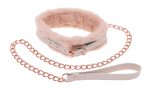 Peaches N Creame Fur Collar and Leash - Pink - Image 3