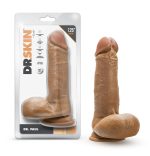 Dr. Skin - Dr. Paul - 7.25 Inch Dildo With Balls - Tan - Image 3