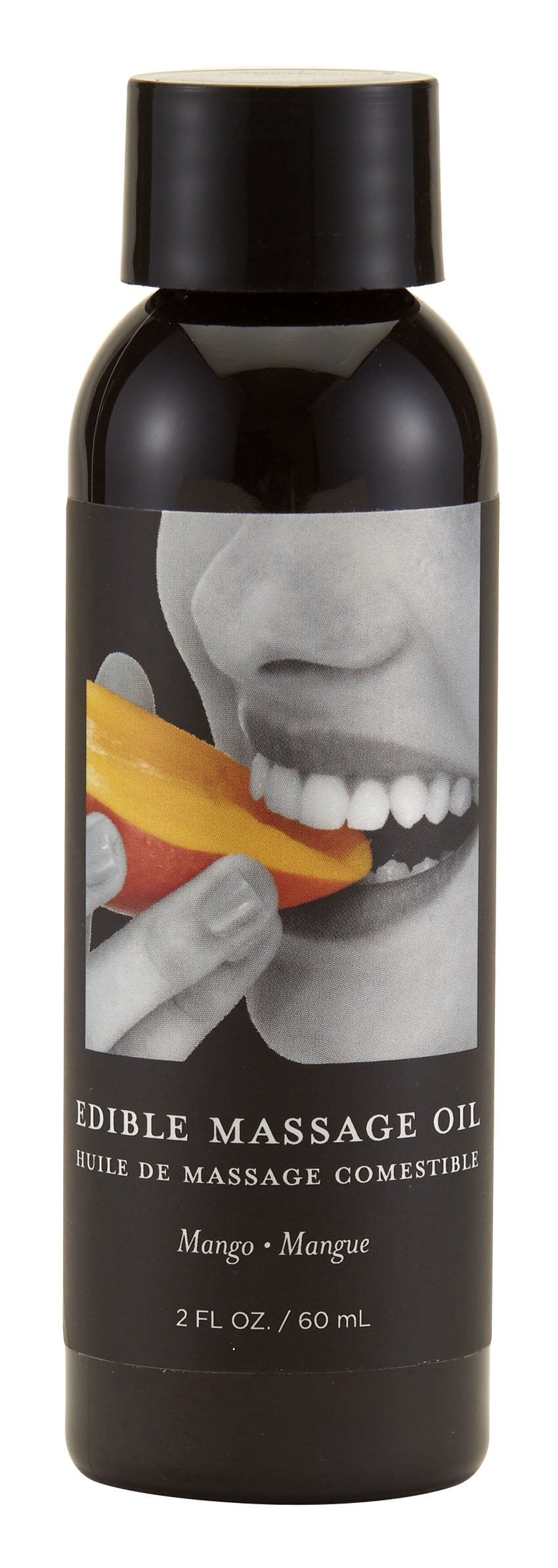 4claSXVpsrAnPaPia4XZvUfnu7yHqAij Edible Massage Oil - Mango - 2 Fl. Oz. - Image 1