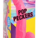 Pop Pecker 7.5 Inch Dildo With Balls - Pink