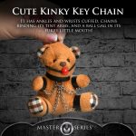Gagged Teddy Bear Keychain - Image 4