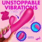 Clit Tapping Vibrating Rabbit - Pink - Image 4