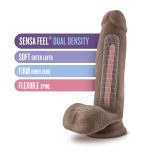 Au Naturel - 7 Inch Sensa Feel Dildo - Chocolate - Image 2