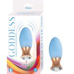 Goddess Diamond Tulip Massager - Blue - Image 2