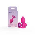 Gemma Purple Gem Pink Silicone Plug - Small - Image 2