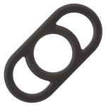 Alpha Liquid Silicone Commander Ring - Black - Image 6