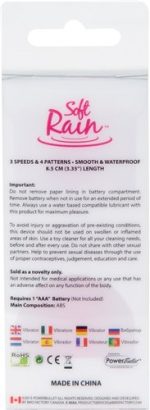 Soft Rain Power Bullet 3 Inch Breeze Coated 7 Function - Pink - Image 3