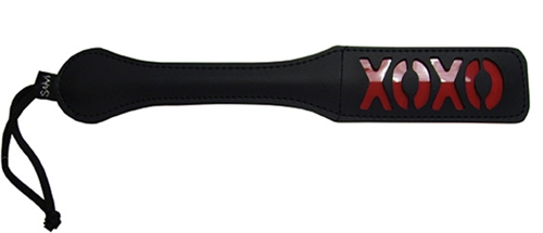 56debe65bde726152ccd86e77c4609d7 Sex and Mischief Xoxo Paddle - Black - Image 1