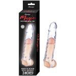 Magic Penis Extender and Ball Strap 6.5" Clear