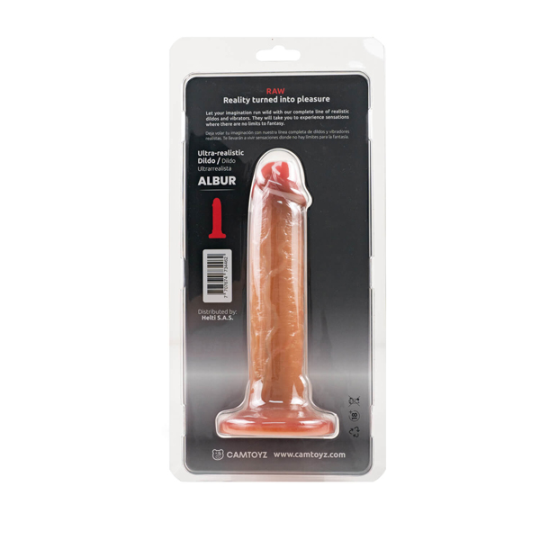 5CJM6ZI6 Raw Dildo Ultra Realistic Albur - Brown - Image 1
