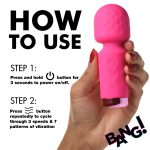 10x Mini Silicone Wand - Pink - Image 3