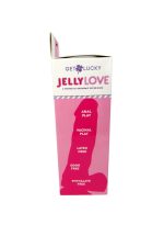 Get Lucky Jelly Love 7" Dildo - Pink - Image 3