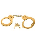 Fetish Fantasy Gold Metal Cuffs - Gold - Image 2