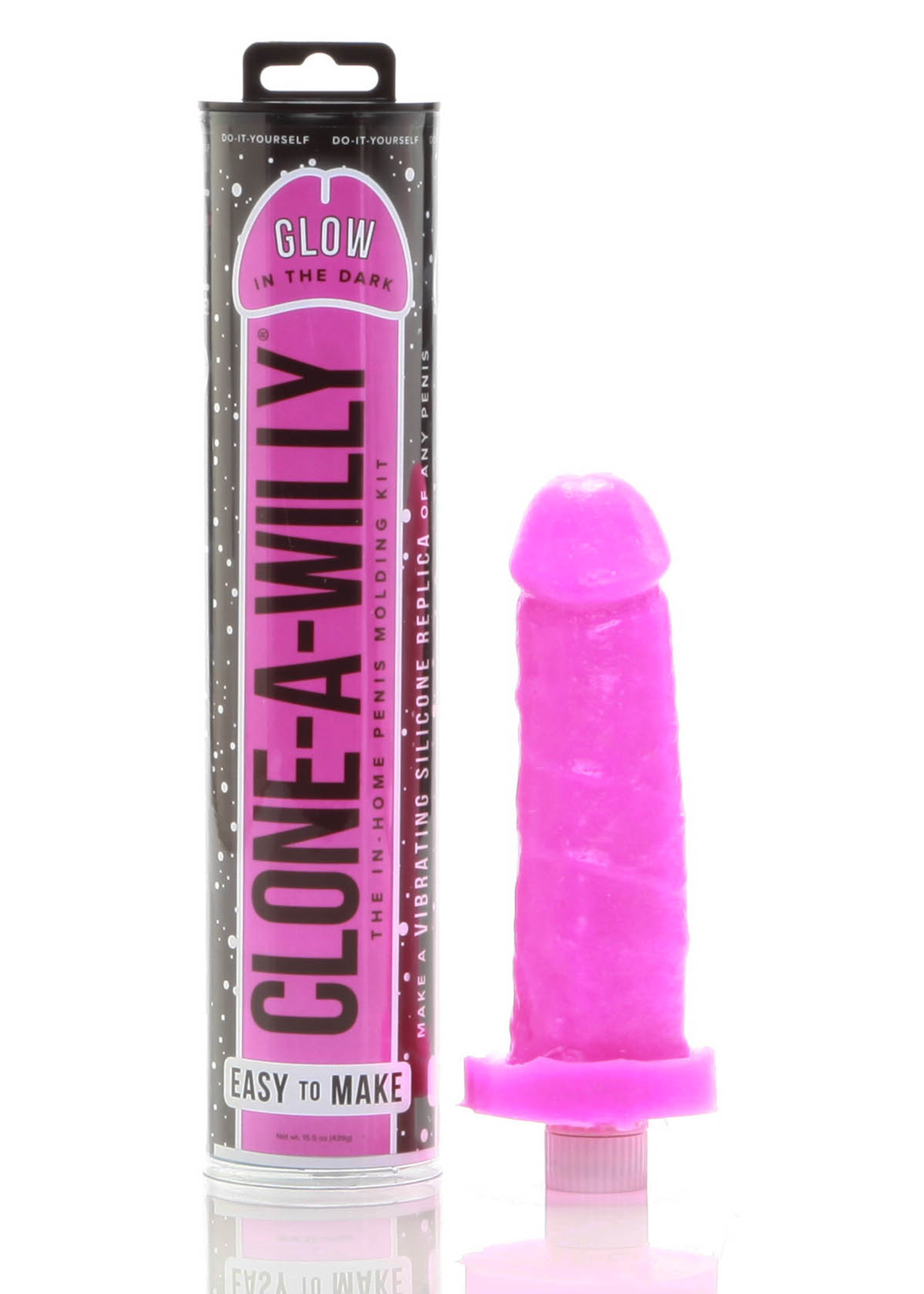5TDnyh8WE1mpdvZr1wCcxX2xf3IsTg6R Clone-a-Willy Glow-in-the-Dark Kit - Pink - Image 1