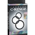 Fantasy C-Ringz Silicone Ring Stamina Set - Black
