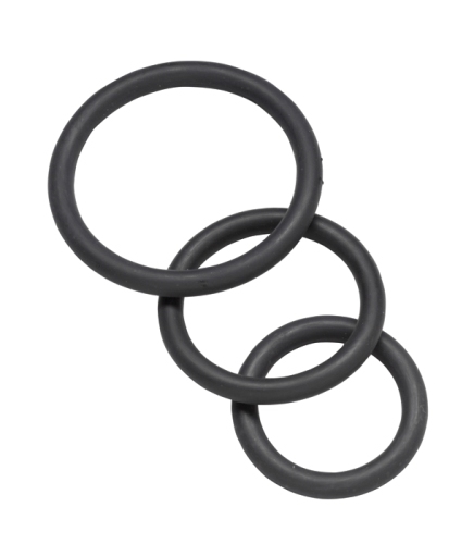 62e5b3c4948694a3b6a3308519956670 Nitrile C Ring Set - Black - Image 1