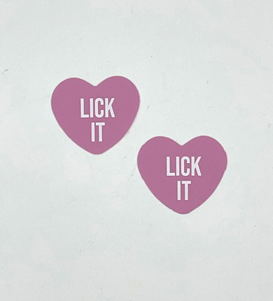 63Q4aizeJ24QpDntK3fuap1jMu7LTPV1 Lick It Light Pink Candy Heart Pasties - Image 1