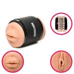 Mistress Double Shot Mouth and Pussy Stroker - Medium - Image 6