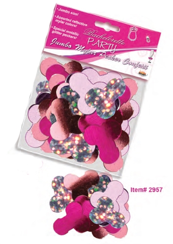 65c961955e98287572331b74011eb6c8 Jumbo Mylar Pecker Party Confetti - Image 1