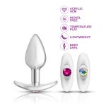 Silver Anchor Buttplug Kit - Clear Iridescent/pink - Image 7