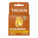Trojan Intensified Charged Orgasmic Pleasure Condoms - 3 Pack