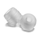 Silaskin Cock and Ball Ring and Stretcher - Clear