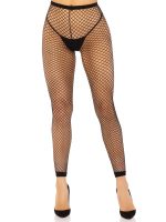 Industrial Net Footless Tights - One Size - Black - Image 5