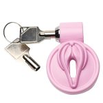 Pussification Vulva Chastity Cage - Pink - Image 4