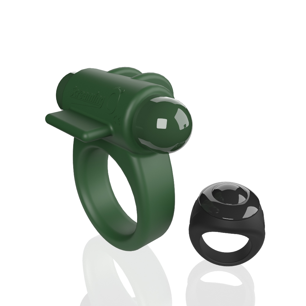 6RCyGfLRKbViqkLF0P6zI6SDK6G681TM Screaming O Remote Controlled Switch Vibrating Ring - Green - Image 1